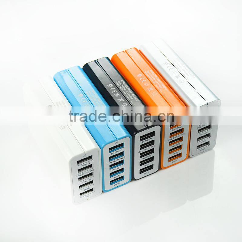 MINI SIZE Universal 5usb Ports 5V 8A USB Charger