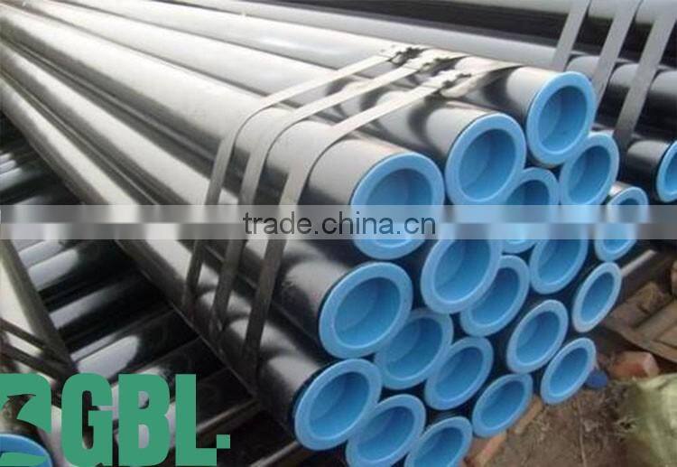 low price black seamless astm a106 round steel tubes