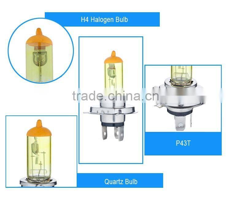 high brightness 12V super blue halogen h4