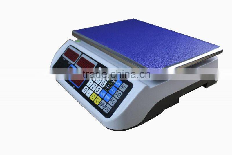 electronic price scale and weighing scale