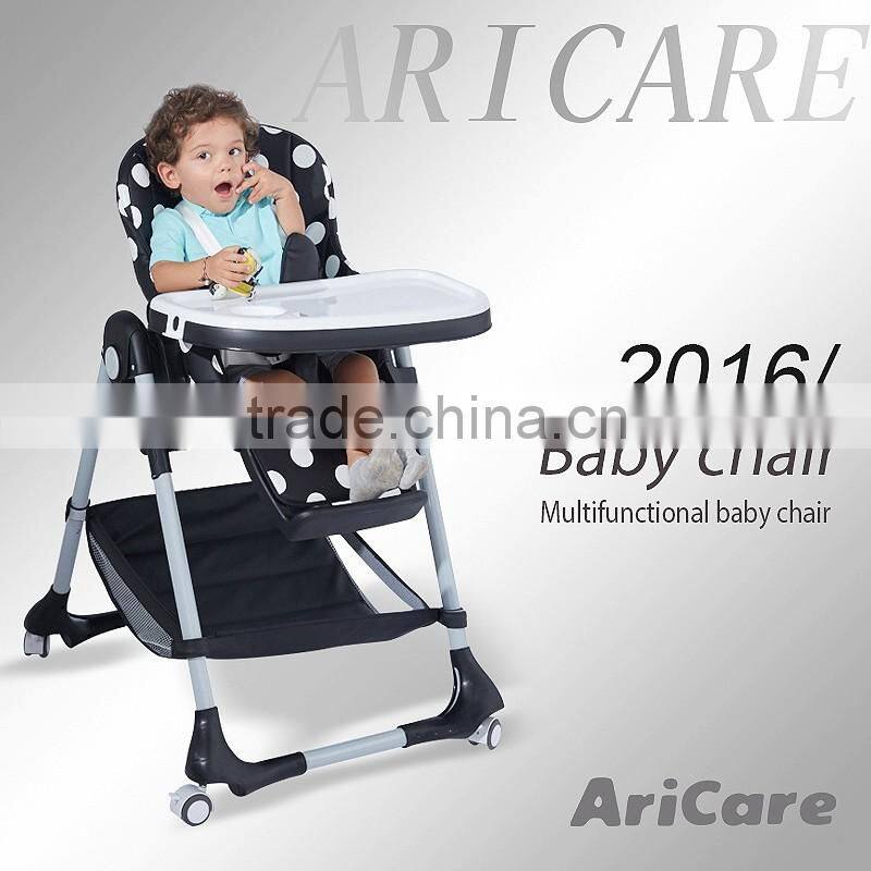 Hot Selling Foldable Baby Dinning High Chair with EN14988