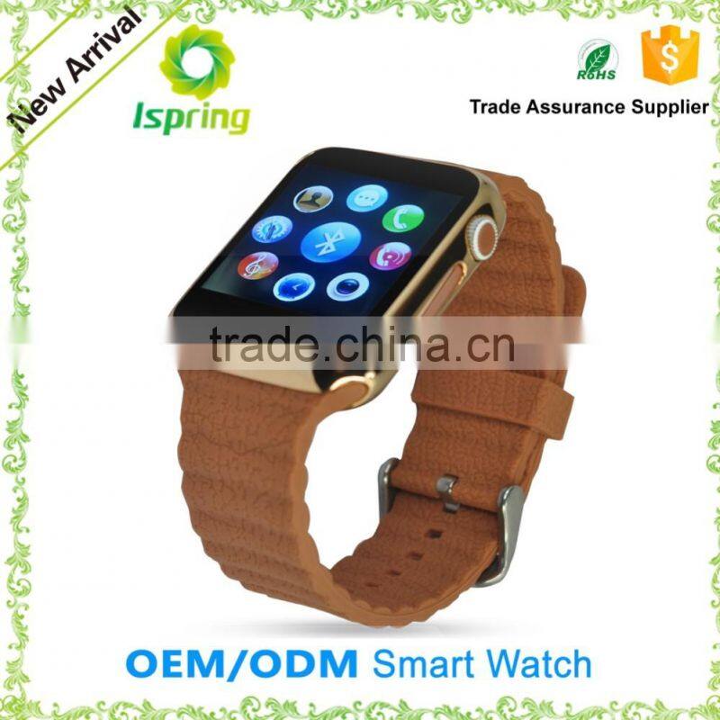 Wholesale ce rohs stock cheapest 1.54'' IPS touch screen mp3 mp4 bluetooth sim card GT08 mobile watch phone hand watch
