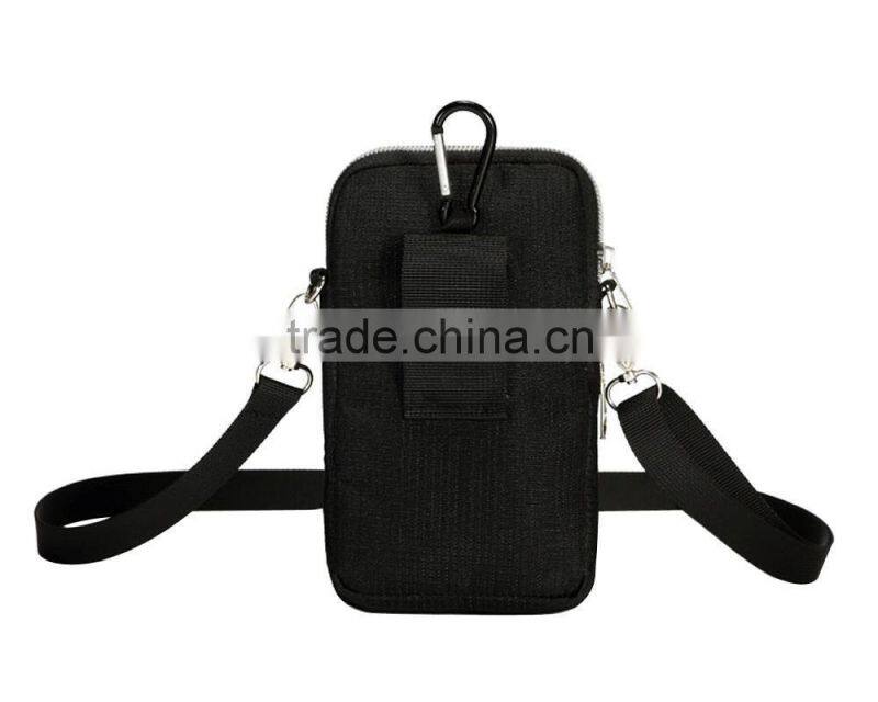 Multipurpose Canvas Crossbody Wrist Shoulder Bag Pocket Cell Phone
