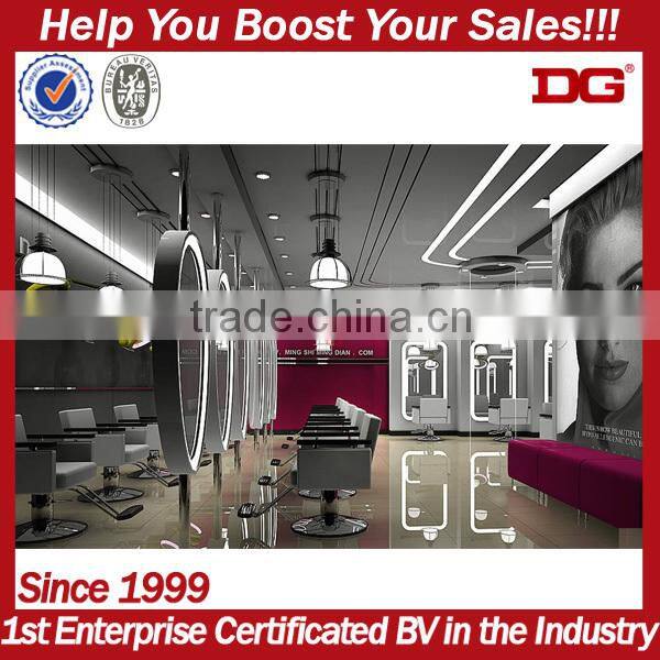 New arrival beauty counter unique design salon mirror