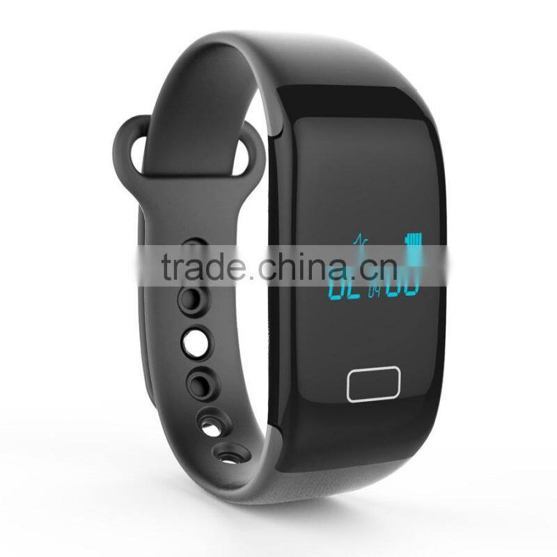 2016 new fitness tracker heart rate monitor bluetooth Smart bracelet with pulse induction