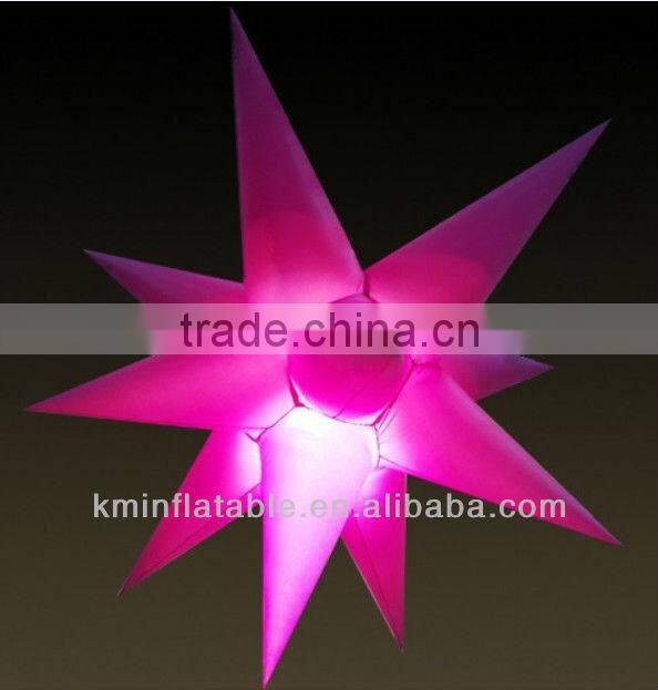 decoration stage inflatable star led inflatable star