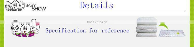 vacuum compress bag space saving for bedding