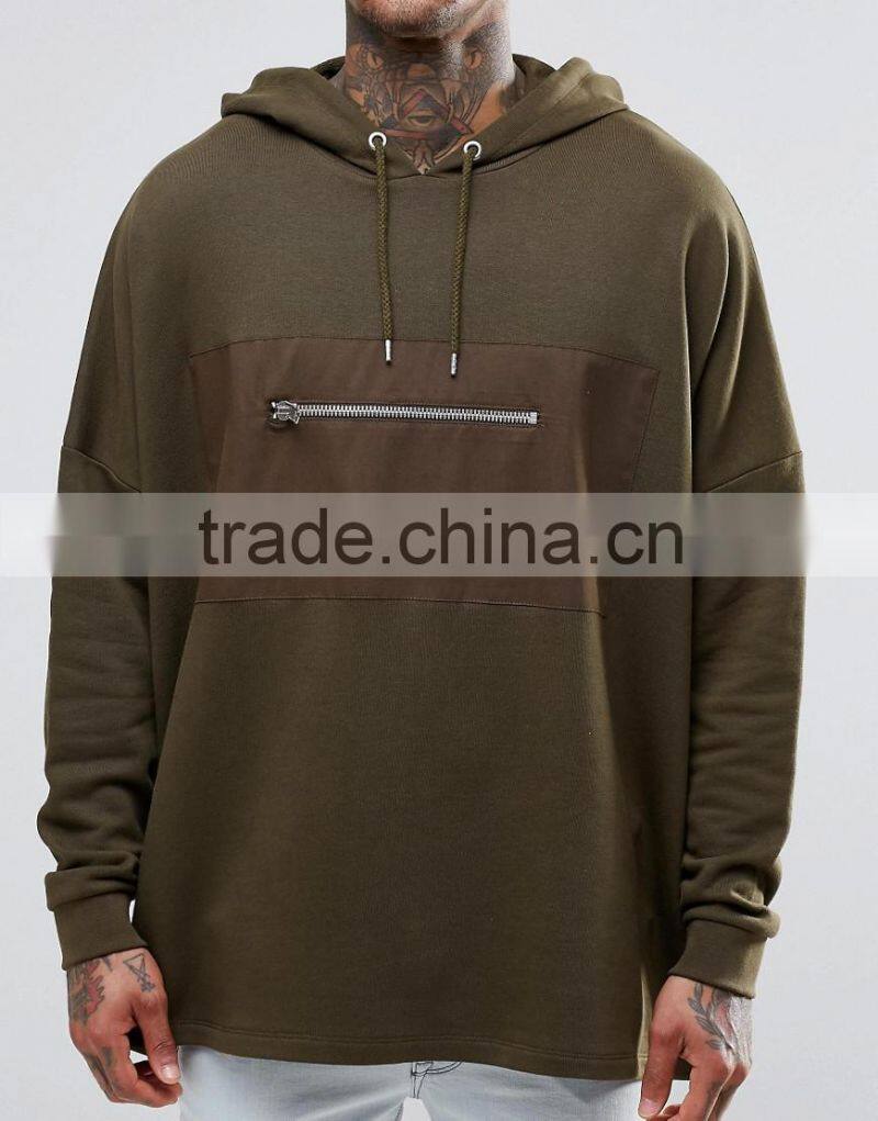 Oem fleece with drawstring and pockets black casual pullovers brown oversized fashion men winter sweatshirt hoodie