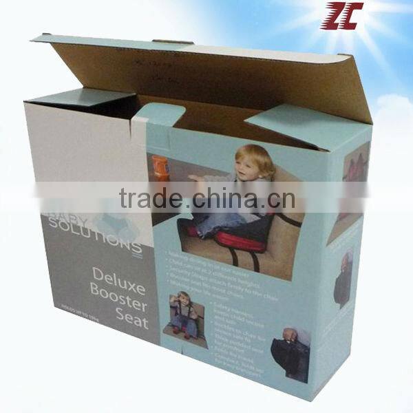 One Piece Foldable Cardboard Paper Box with PVC Window