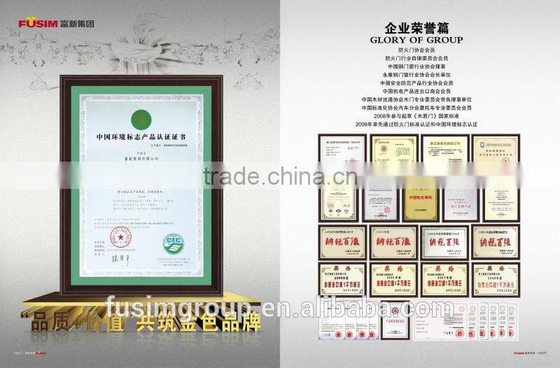 Cheap fire-proof flush door with different fire resistance