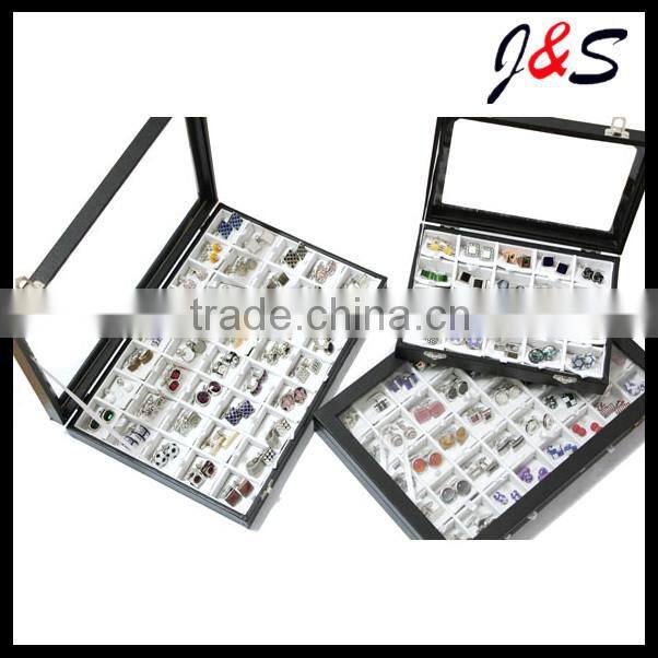 fashion wholesale cufflinks storage box and jewelry box