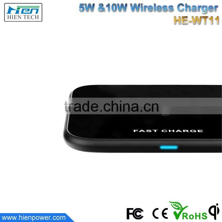 fast charging transmitter QI Wireless Charger for S6 edge