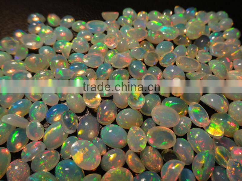 Ethiopian opal cabochon, celebrated size, ++AAA Quality, very good fire and colour