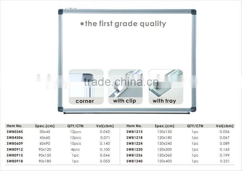 Hot Sale Flip Chart Board With Movable Stand/clip board with stand/stand writing board.