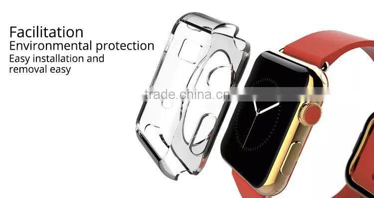 New Replacement eco-friendly phone durable clear tpu case for apple watch