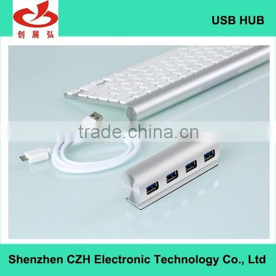 Aluminum alloy 4 port usb 3.0 hub driver from usb hub suppliers