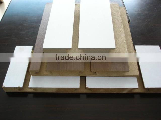 High quality Slat wall mdf pannel for shopping shelf