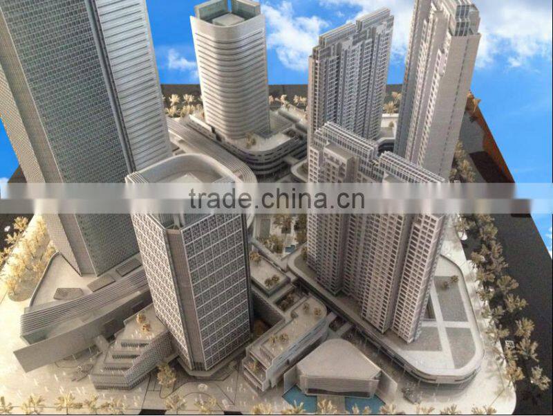 Scale model for commercial business building model making from China supplier