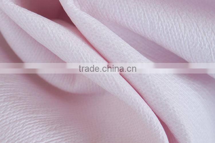 Laminated to cotton terry fabric for baby cot sheet