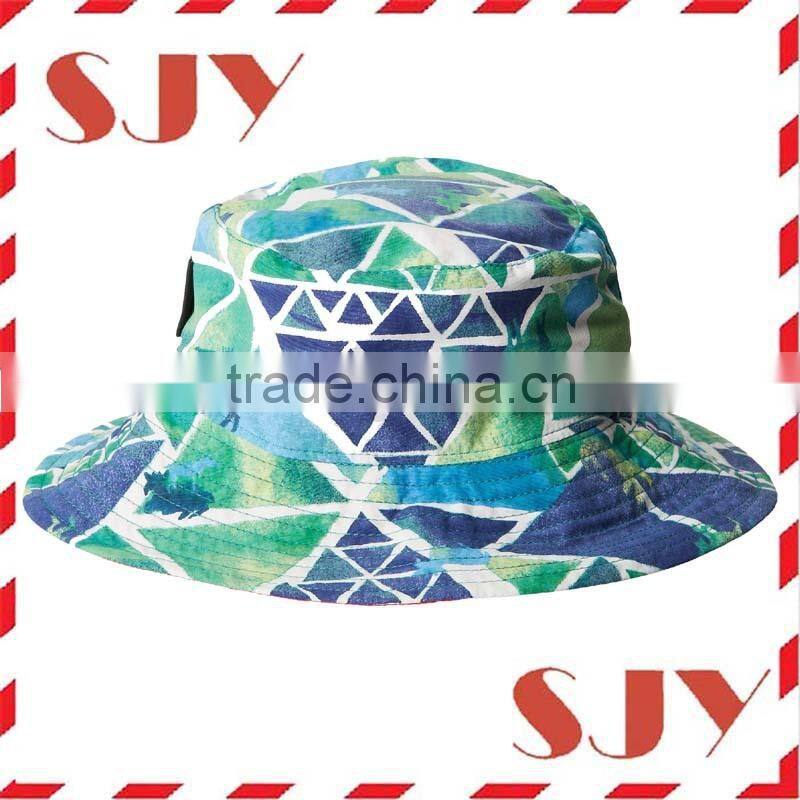 Custom galaxy printed cheap kids bucket hat/cap