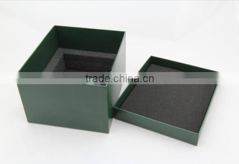 Handmade Custom made paper box packaging with sponge insert