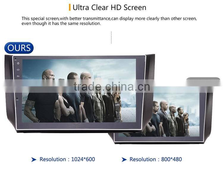 10.2 Inch Fast Response RK3188 Quad Core car player dvd with GPS for car