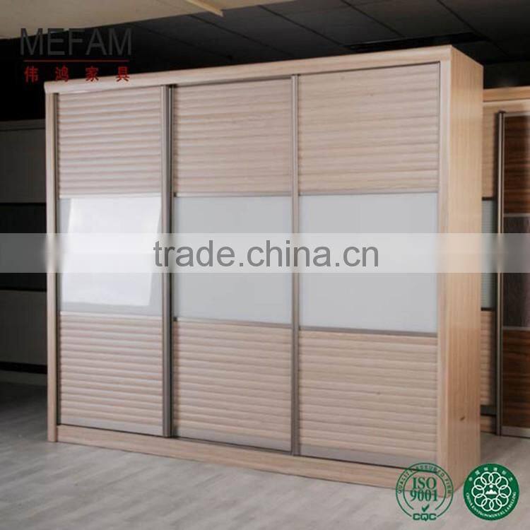 China factory customized size accepted support OEM 3 door wall wardrobe