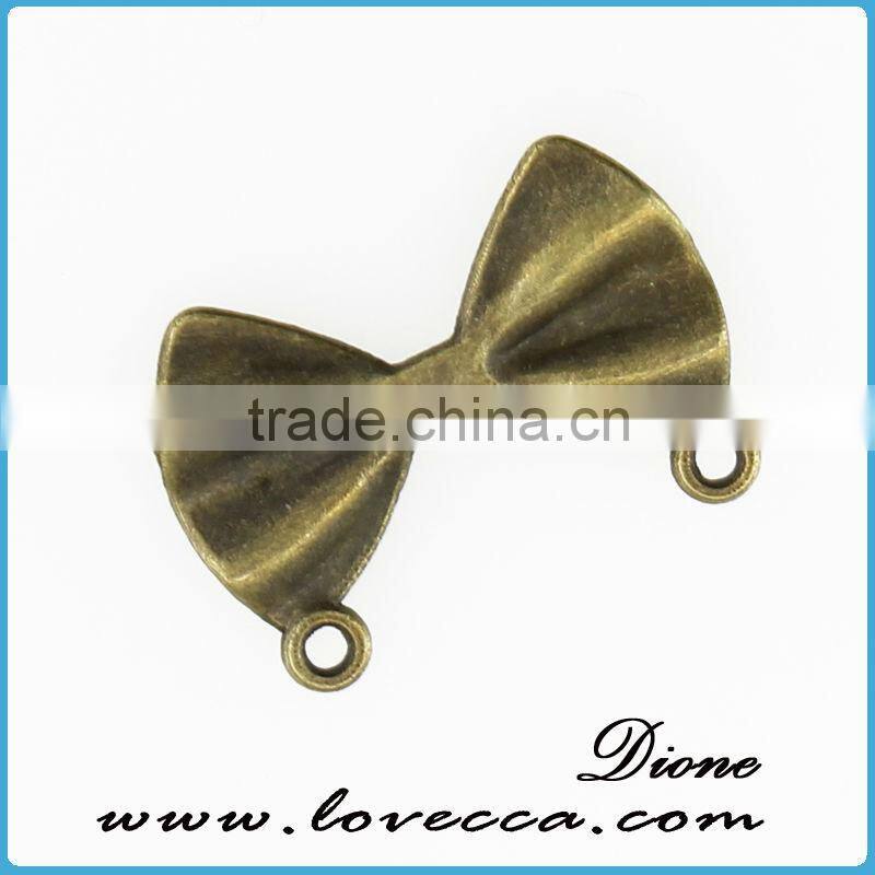 Hot sale 8*8mm bronze pendant charms, alloy charms