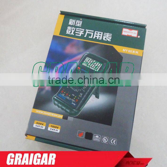 MASTECH MY6243 3 1/2 1999 count digital LC C / L Meter inductance capacitance tester