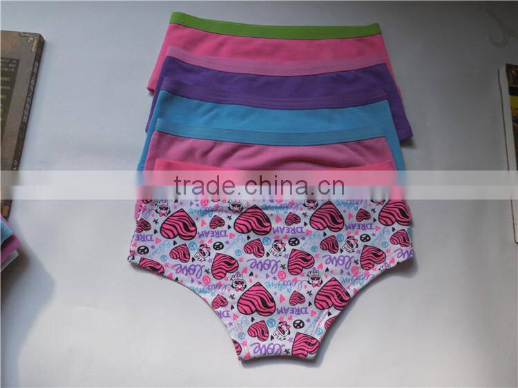 Best quality new design child cotton panty sexy children underwear