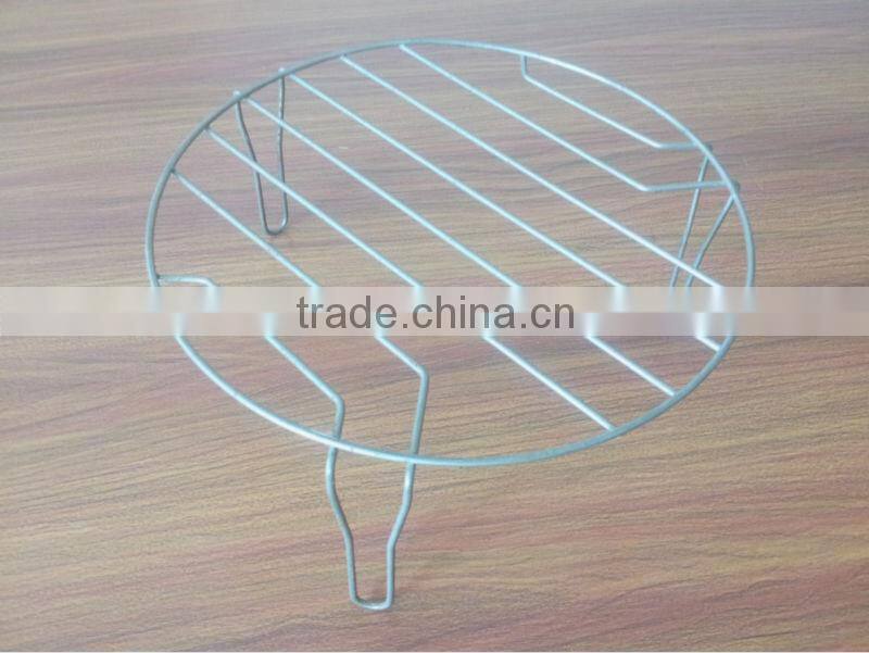 Metal silver morden round wire toast rack