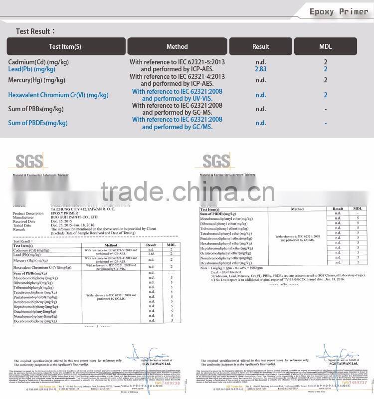 EPOXY PRIMER PAINT FOR STAINLESS STEEL COATING PAINT