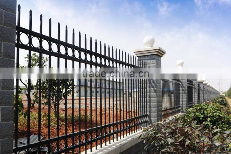 ISO9001 Most popular Assembled Zinc Steel Fence