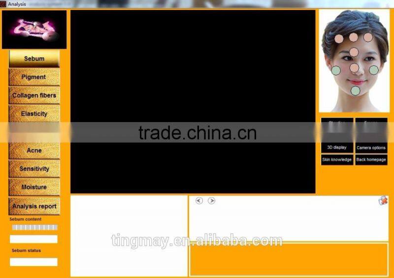 Salon use Human Body Analyzer Skin Moisture Analyzer