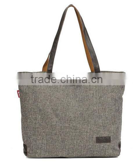 Lady Girl Large Shoulder Bag Women Handbag Linen Tote Shopping Bag