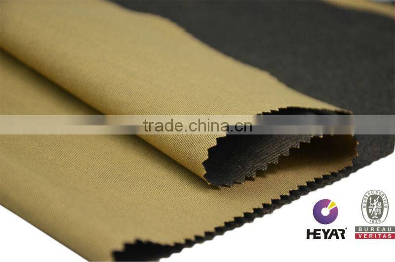2 Tone Dyeing Cotton Poly Stretch Twill Fabric