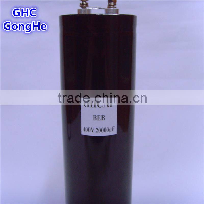 high efficiency laser use capacitor 400v20000uf Aluminum Electrolytic Capacitor