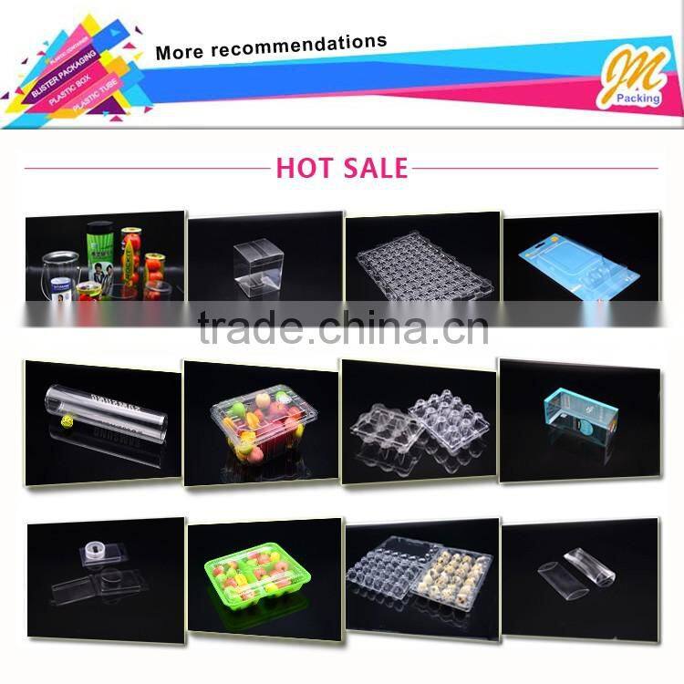 2016 hotsale quality and fashion biodegradable plastic cosmetic containers tray for wholesale