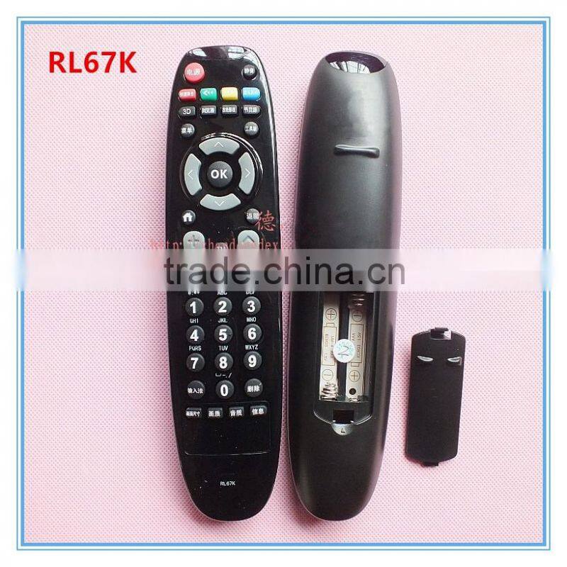 LCD/LED universal remote control for indovistion remote changhong tv RP67B RP67C RP67D RP67F RL67DA RL67K