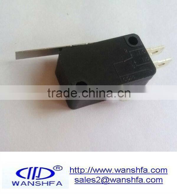 16A 125V Straight level Micro Switch KW7-03-2