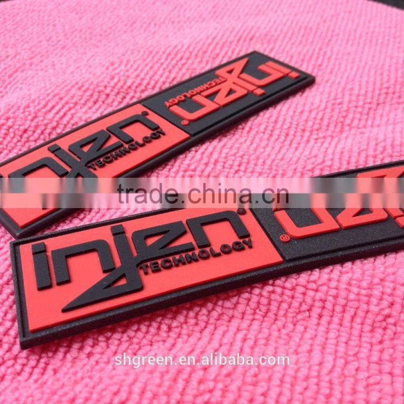 Customized diving uniform rubber patch,clothes PVC rubber label