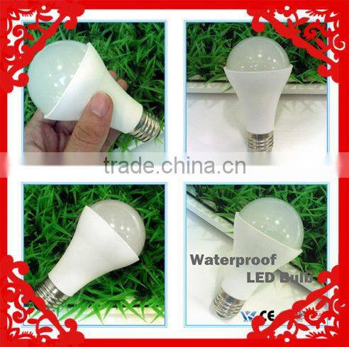 Waterproof E27 7W IP65 LED bulb