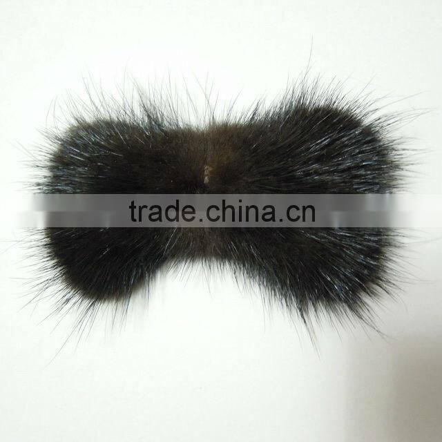 Luxury mink fur hair bow hair accessories for women, girls hair accessories