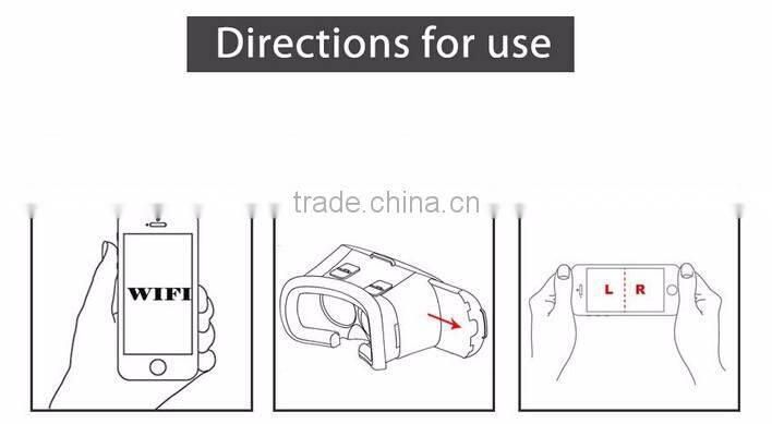 2.4G Wifi Drone with 3D VR Glasses Hold High Headless ,VR 3D Glasses for smartphones