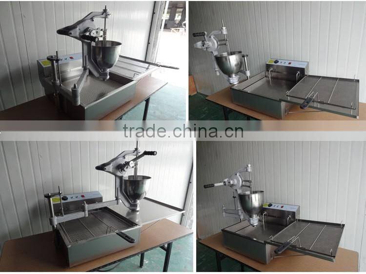 Professional Table top 110V 220V 3000w T102 commercial industrial mini doughnut maker with fryer on sale