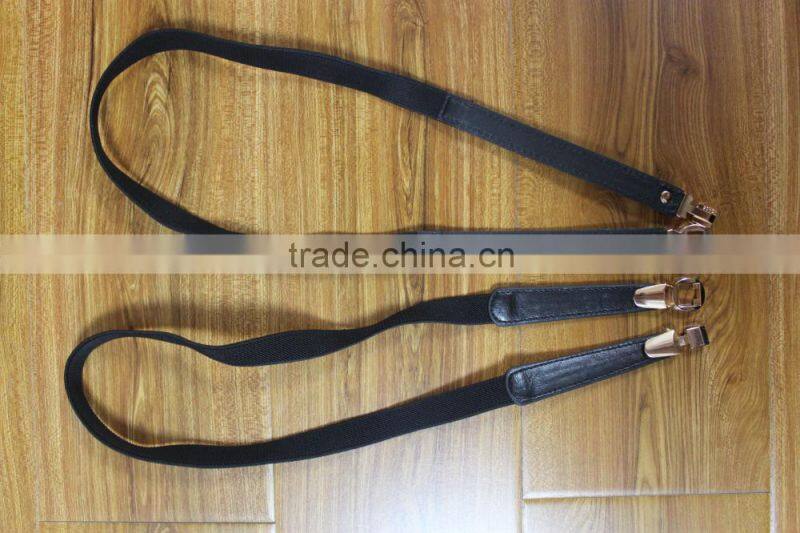 leather elastic stretch beltceinture belt