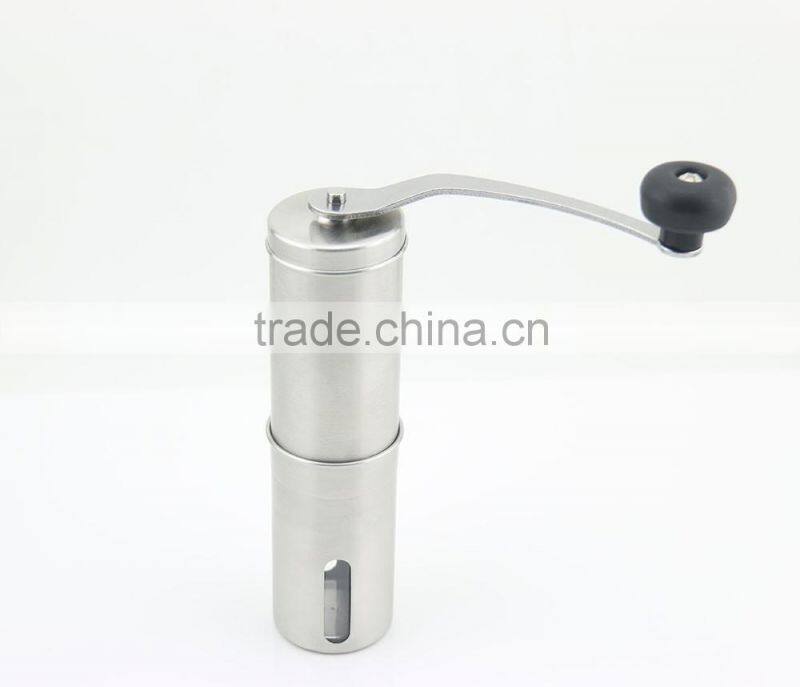 hot selling food safe stainless steel manual coffee grinder