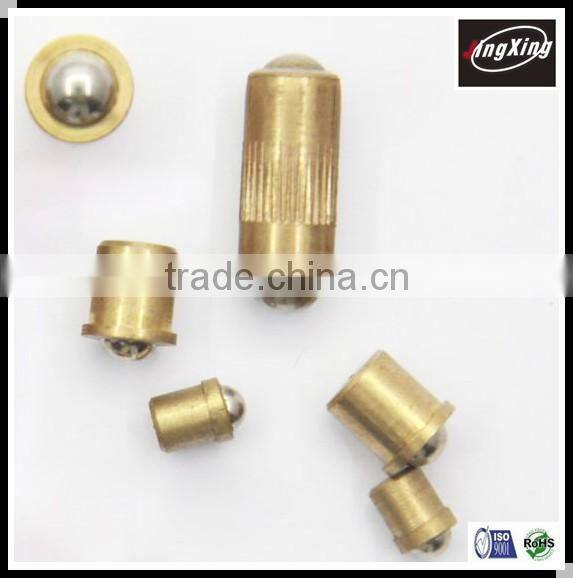 brass housing double headed spring plunger