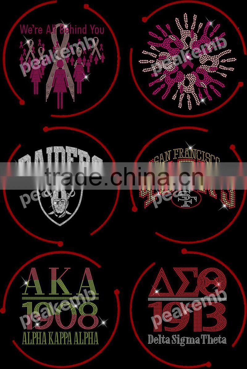 Wholesale Pink Breast Cancer Ribbon Vinyl Heat Transfers