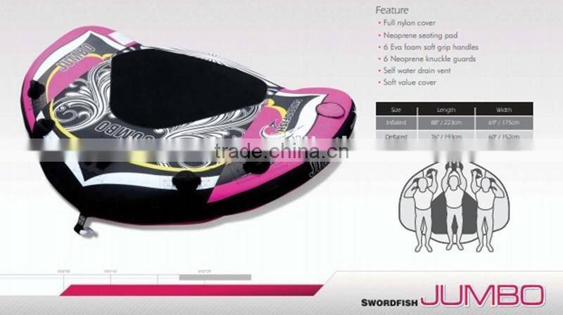 JUMBO inflatable flying water ski tube from China